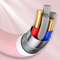 USB Kaabel Joyroom "S-1030M13" Roosa "Lightning" 100cm