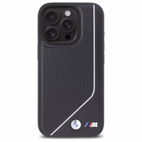 BMW M Perforated Twisted Line MagSafe ümbris jaoks iPhone 16 Pro - must