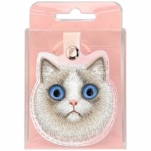 Nimmy New Big Eyed Pet 2.0 suurte silmadega kassi kujuline jälgimisseadme ümbris – roosa