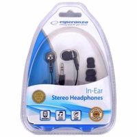Esperanza EH125 headphones/headset In-ear must,Graphite