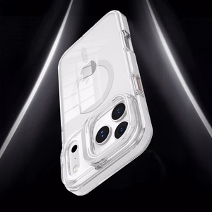 LENS MAG COVER Ümbris ühilduv koos MagSafe jaoks IPHONE 15 PRO valge