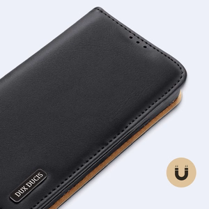DUX DUCIS wallet ümbris HIVO jaoks IPHONE 15 Plus brown