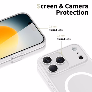 Tech-Protect MagSlim MagSafe Ümbris jaoks iPhone 17 Pro Max - Matt Valge