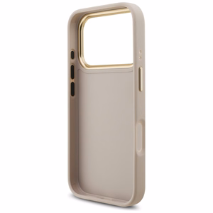 Guess 4G Big 4G Classic Logo Big Strap Metal Buttons чехол iPhone 17 Pro розовый
