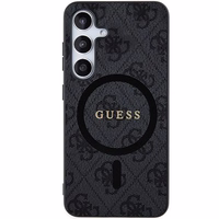 GUESS ümbris jaoks SAMSUNG S24 compatible with MagSafe GUHCS24SGF4GGR (4G Ring classic logo) must