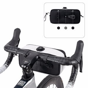 Rockbros TL001 ROAD TO SKY 1.9L veekindel jalgratta juhtraua kott - valge