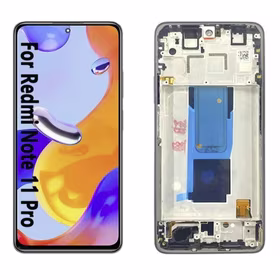 LCD Ekraan Ühildub Xiaomi Redmi Note 11 Pro / Poco X4 Pro 5G Must koos Frame HQ