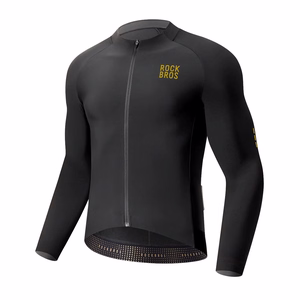 Rockbros YDWT020 Diamond cycling jersey spring/autumn/winter size S - black