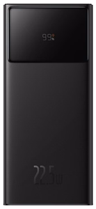 Baseus EnerFill FP41 30000mAh 22.5W energiapank koos Baseus Simple USB-A - USB-C 3A 30cm kaabliga - must