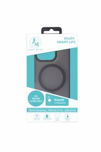 JM MAGSAFE SILK FROST I ümbris iPhone 16 Pro Max must