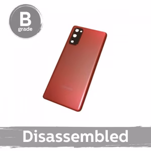 Tagakaas ühilduv Samsung G780 S20 FE / Cloud Red / koos kaamera läätse 100% originaal (9/10 lahtivõetud)