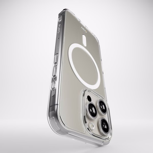 Силиконовый чехол Puro Impact Clear D3O MagSafe для iPhone 16 Pro - прозрачный