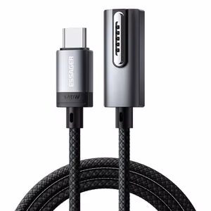 USB kaabel Essager Zeus must Magnetic Magsafe3 200cm