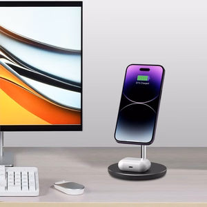 Tech-Protect QI15W-A39 2in1 MagSafe Charging Station - must