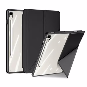 Dux Ducis Magi Ümbris with Stylus Holder jaoks Samsung Galaxy Tab S10 FE/S9/S9 FE - Must