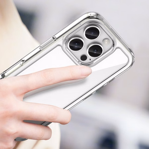 Outer Space Ümbris jaoks iPhone 16e Flexible Frame Cover - Clear