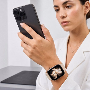 Tech-Protect silikoonrihm Apple Watch 44 / 45 / 46 / 49 mm jaoks, beež