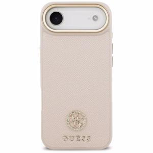 GUESS ümbris jaoks IPHONE 17 Air compatible with MagSafe GUHMP17MPGCRMDEP (PU W/ Grained Strass Logo) roosa