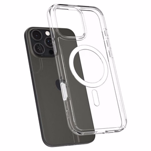 SPIGEN ümbris ULTRA HYBRID "T" MAG compatible with MagSafe jaoks IPHONE 16 Pro Max valge