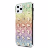 Guess GUHCN58PEOML iPhone 11 Pro multicolor kõva ümbris Iridescent 4G Peony