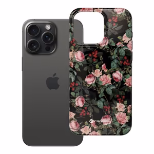 Ümbris jaoks iPhone 15 PRO MAX Forcell F-Protect Mirage compatible with Magsafe Military Drop-Test rose drama