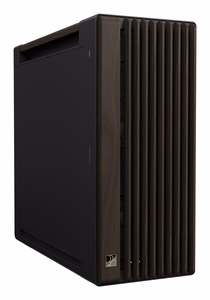 ASUS ProArt PA602 puidudisainiga moodne must keskmise tornmõõduga arvutikorpus metallpaneeliga, must/puit