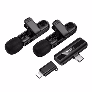 Wireless microphone set Hoco L20A USB-C/Lightning must