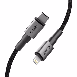 Tech-Protect Ultraboost DNA USB-C / Lightning PD27W/3A kaabel 25 cm - hall