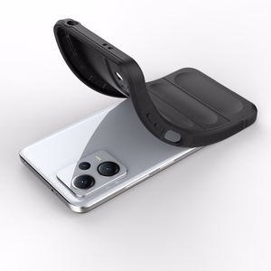 Magic Shield Case для Xiaomi Redmi Note 12 5G / Poco X5 5G гибкая броневая крышка чёрный