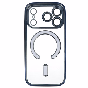 metallik MagSafe Ümbris jaoks Iphone 17 Pro Max sinine