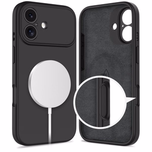 Tech-Protect Silicone MagSafe Ümbris jaoks iPhone 17 - Must