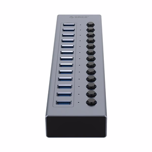 Orico BT2U3-13AB jaotur 13x USB-A 3.0 lülititega hall