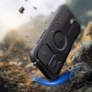 Tech-Protect Kevlar MagSafe ümbris jaoks iPhone 17 - must