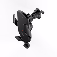 Maxlife autohoidja õhuventilaatorile MXCH-08 automaatne traadita laadimisega must 15W