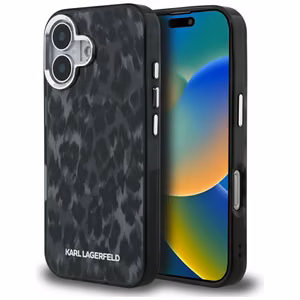 Karl Lagerfeld IML Leopard Pattern MagSafe Ümbris jaoks iPhone 16 - must
