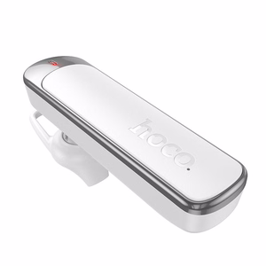 Hoco E201 juhtmevaba mono-peakomplekt, ENC, Bluetooth 6.0, 130 mAh, valge