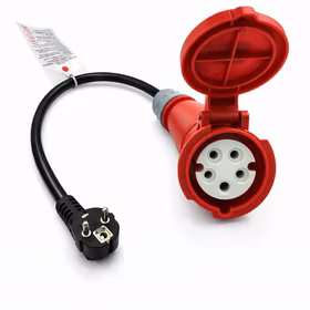 Adapter Reach CEE 16A 400V 220V Schuko