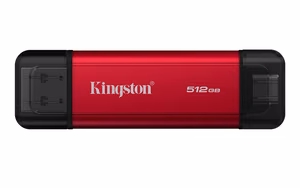 Kingston Technology 512GB kahekordne USB-A/C kaasaskantav SSD, kuni 1050MB/s USB 3.2 Gen 2