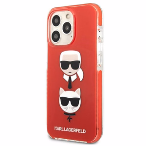 Karl Lagerfeld Karl&Choupette Head чехол для iPhone 13 Pro / iPhone 13 - красный
