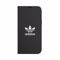 Adidas OR Booklet Case BASIC iPhone 12 Pro Max'ile - must ja valge