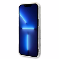 Set Guess GUBPP14SHMEACSH Ümbris+ Charger iPhone 14 6.1" valge/valge hard ümbris Marble MagSafe