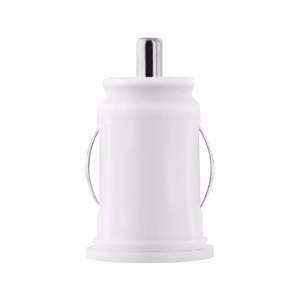 TOTI topelt USB autolaadija micro USB kaabliga 1 m 2.1 A, valge