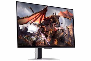 Samsung G80SD monitor 81,3 cm (32") 3840 x 2160 pikslit 4K Ultra HD OLED hõbedane