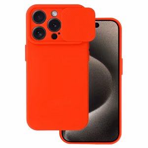 Camshield Soft jaoks Iphone 15 Pro Max Punane