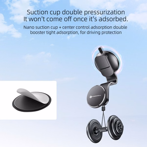 Magnetic car phone hoidja compatible with Magsafe Forcell F-Grip MagFlex windshield / dashboard must