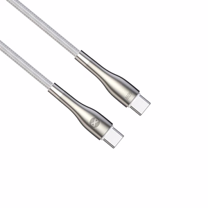 Forever Sleek kaabel USB-C - USB-C 1,0 m 60W valge