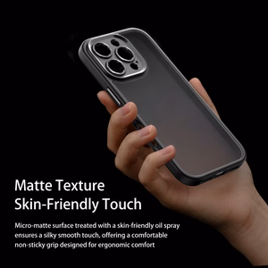 Rock Guard Touch Matte Series Ümbris jaoks Iphone 16 Plus must
