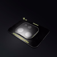 9H Karastatud klaas jaoks iPhone 15 Pro Max Wozinsky Full Camera Glass - must