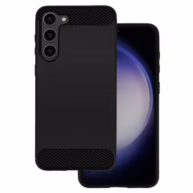 Back Ümbris CARBON jaoks SAMSUNG GALAXY S23 PLUS Must