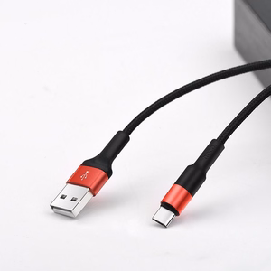 Кабель USB A - USB C Hoco 2A 1 m X26 чёрно-красный